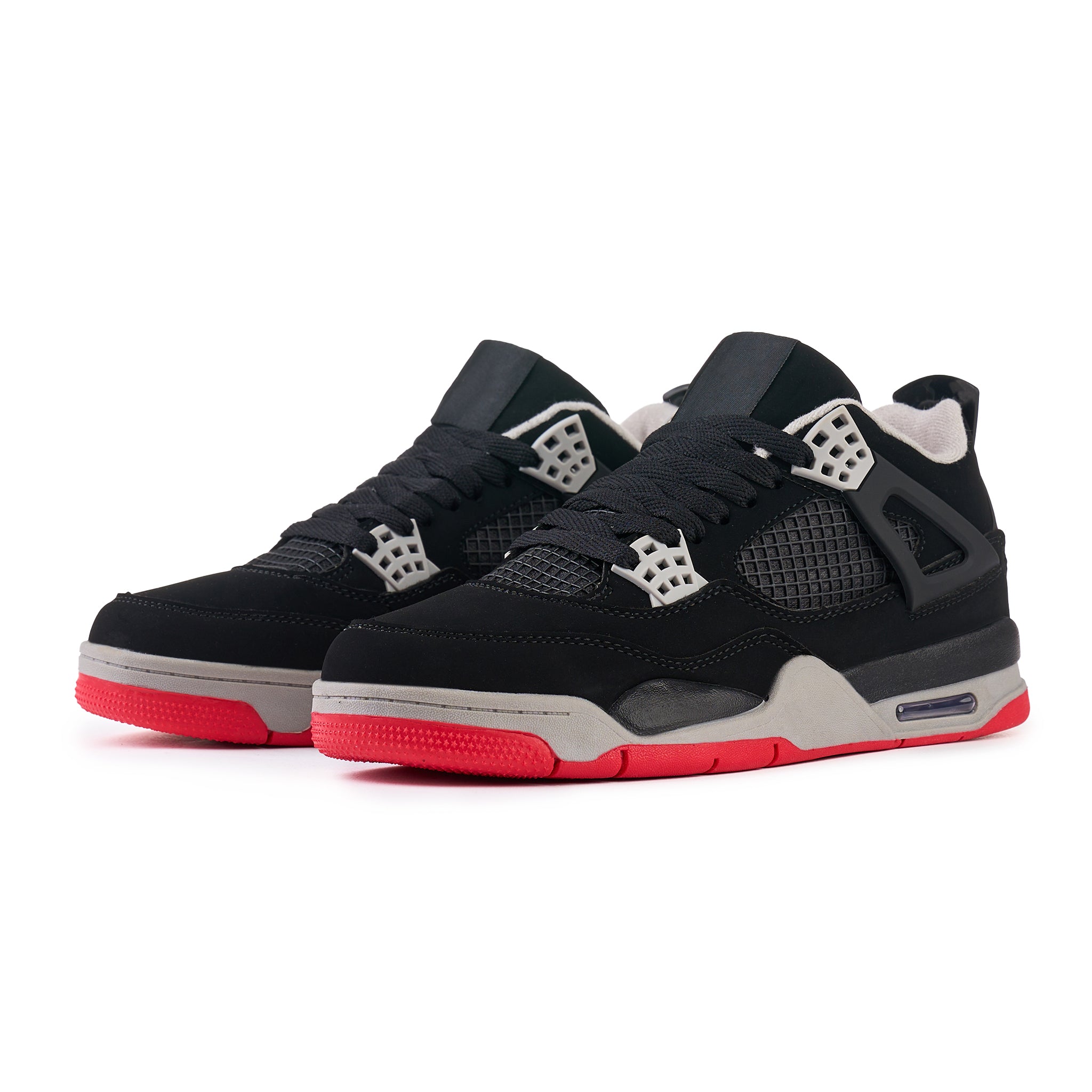 Sneakers dama (cod f291 black/grey/red)
