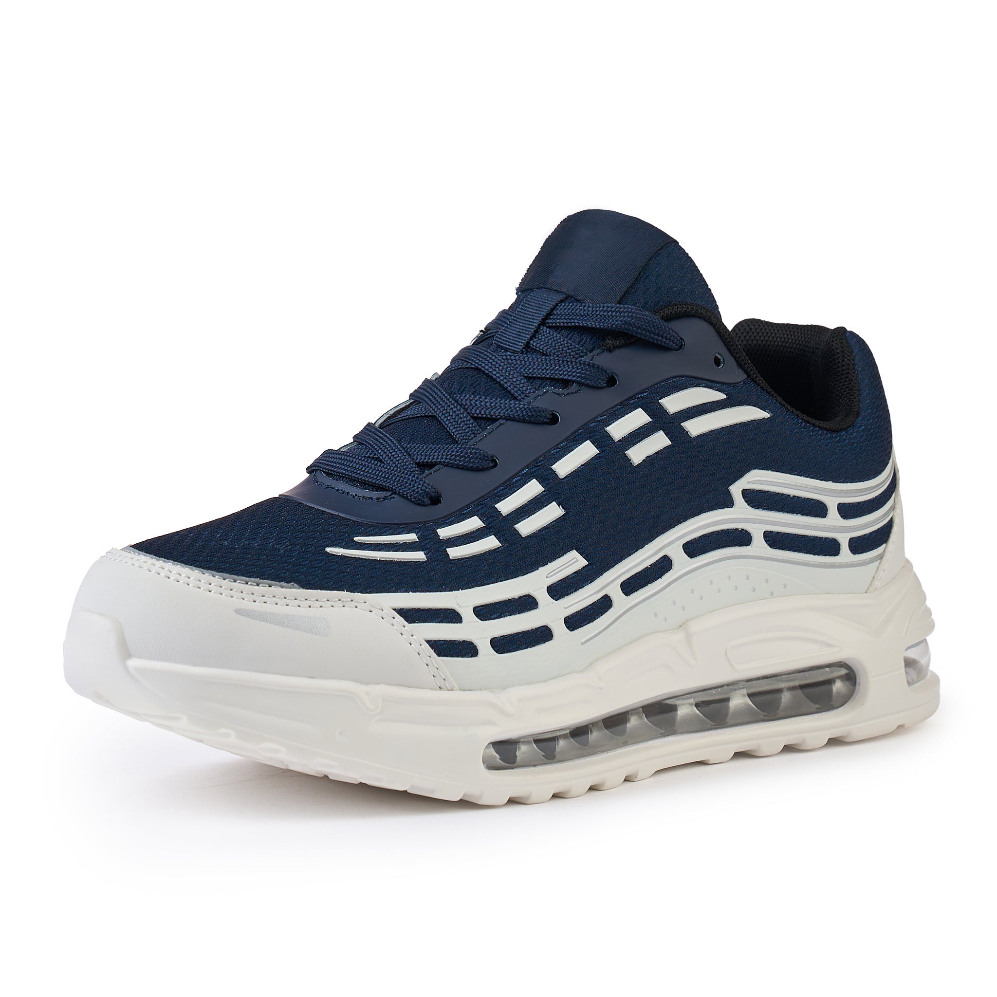 Sneakers barbati (cod m68 white/blue)