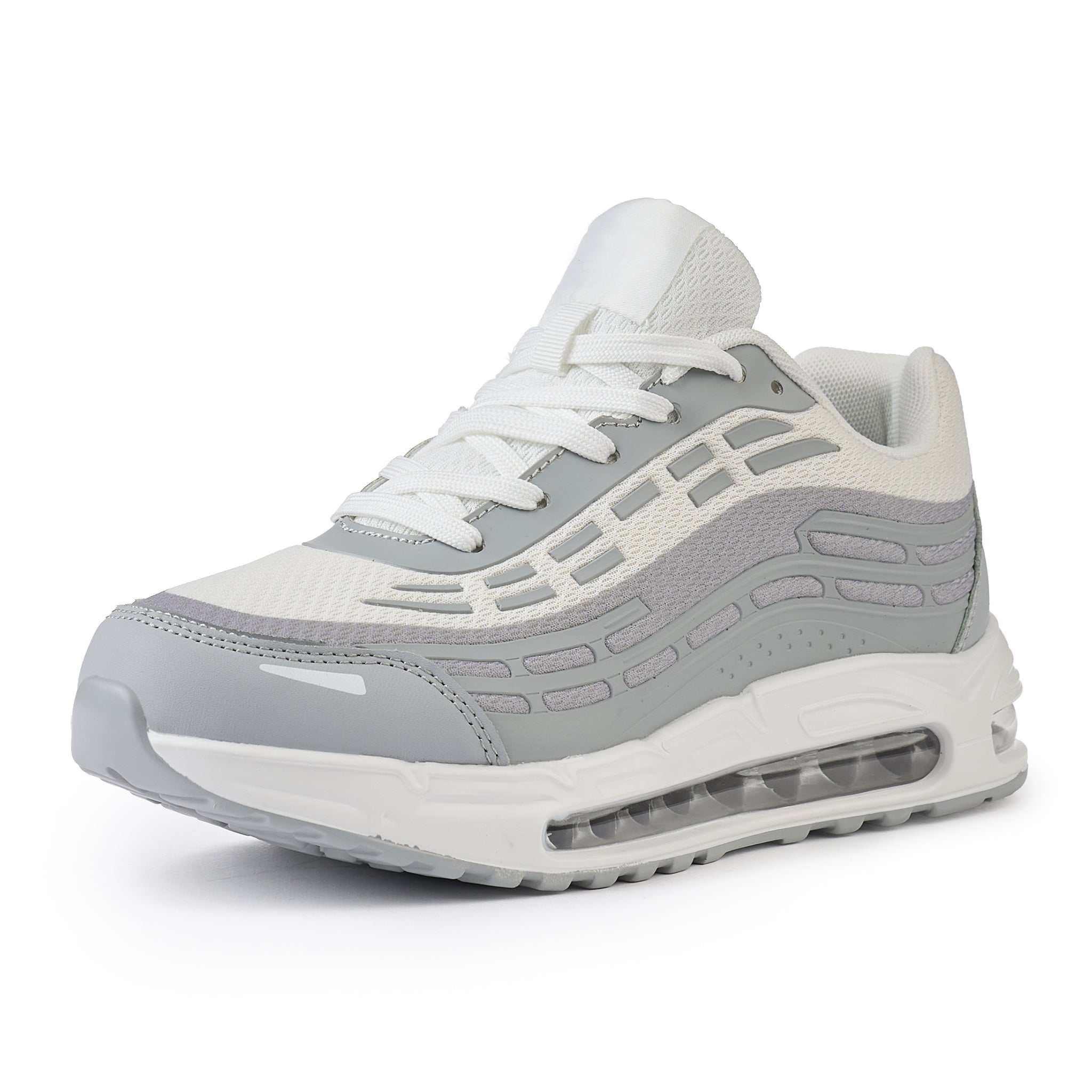 Sneakers barbati (cod m68 white/grey)