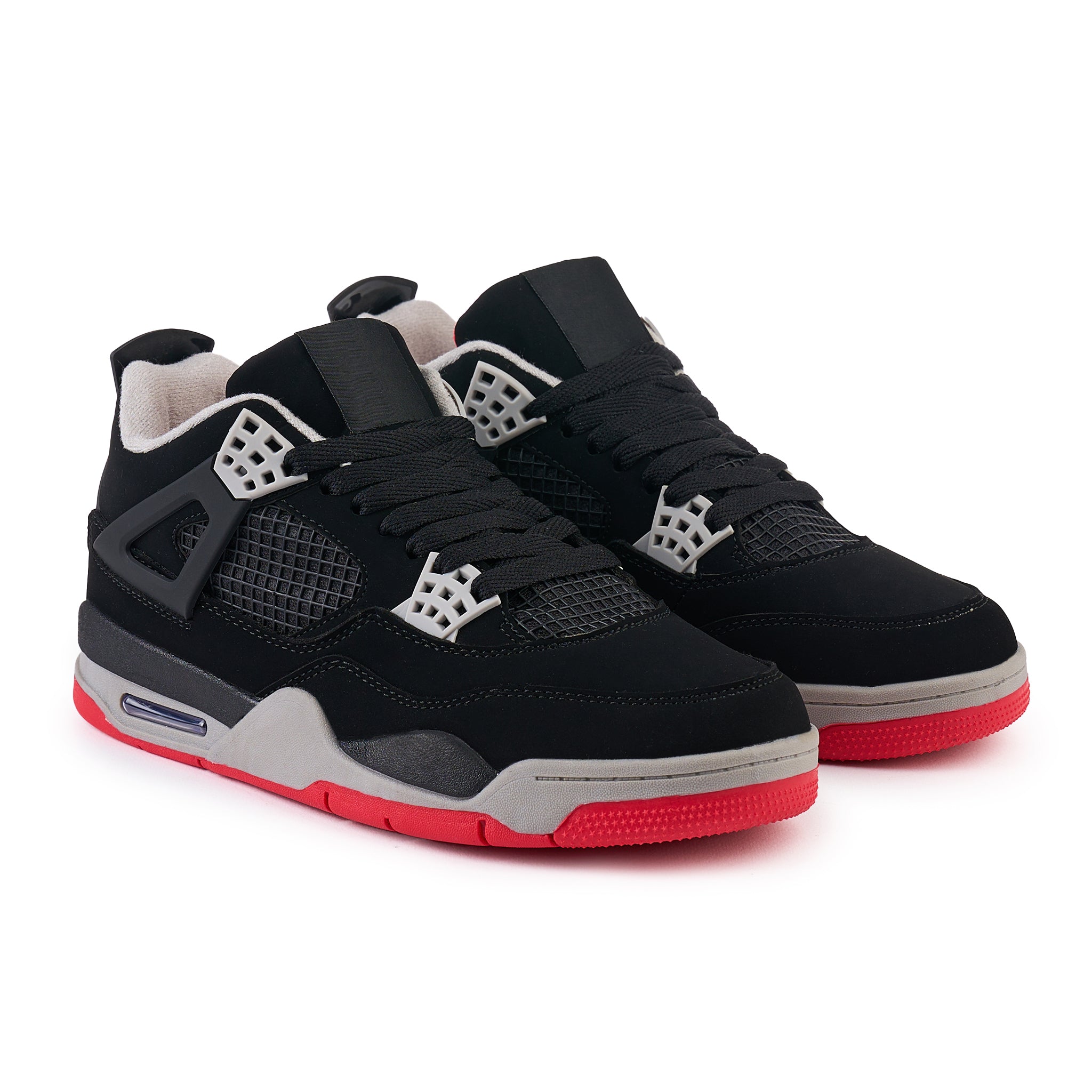 Sneakers dama (cod f291 black/grey/red)