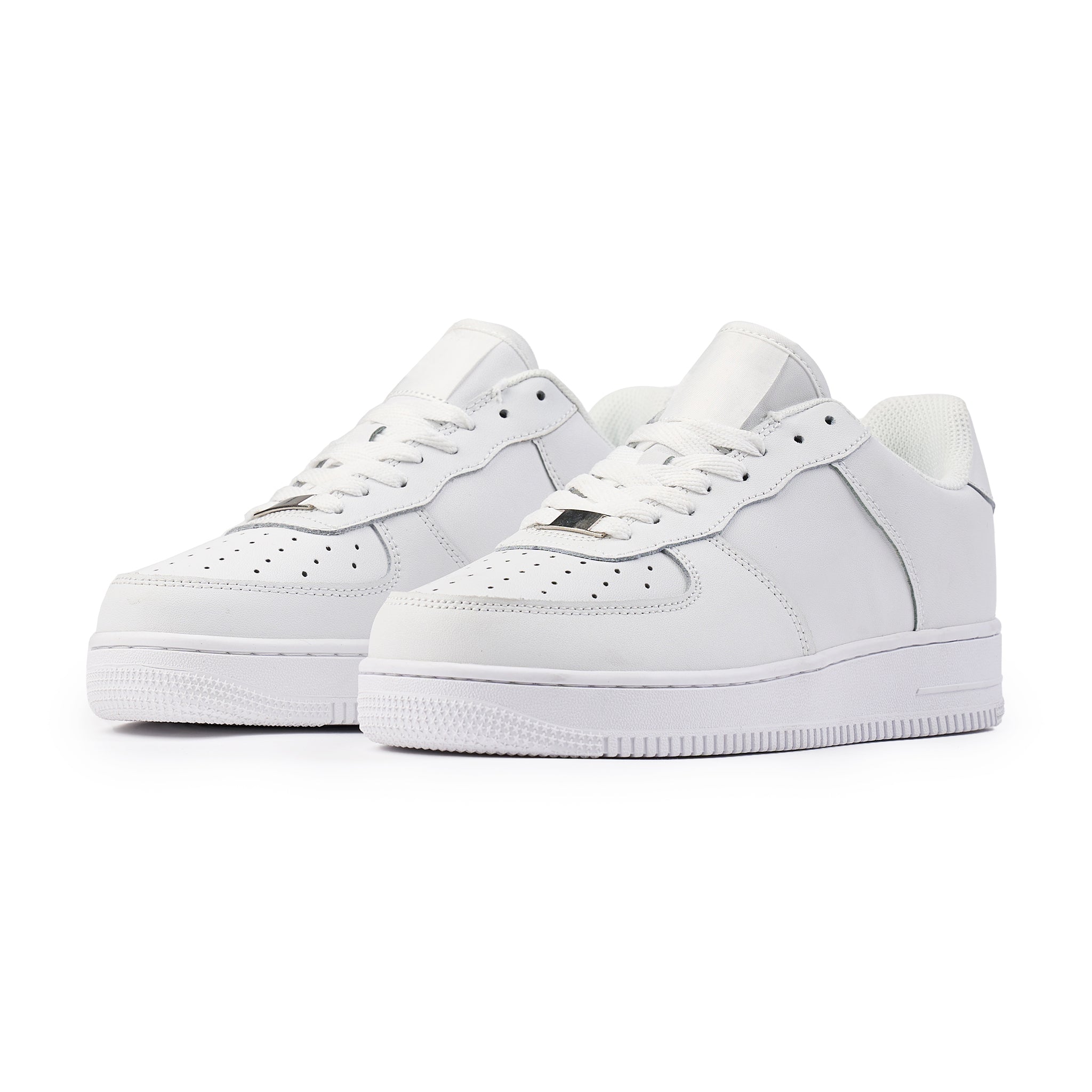 Sneakers barbati piele naturala f212 white