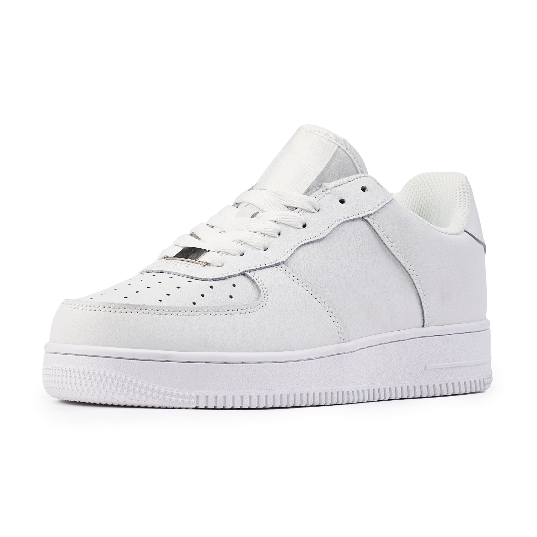 Sneakers barbati piele naturala f212 white