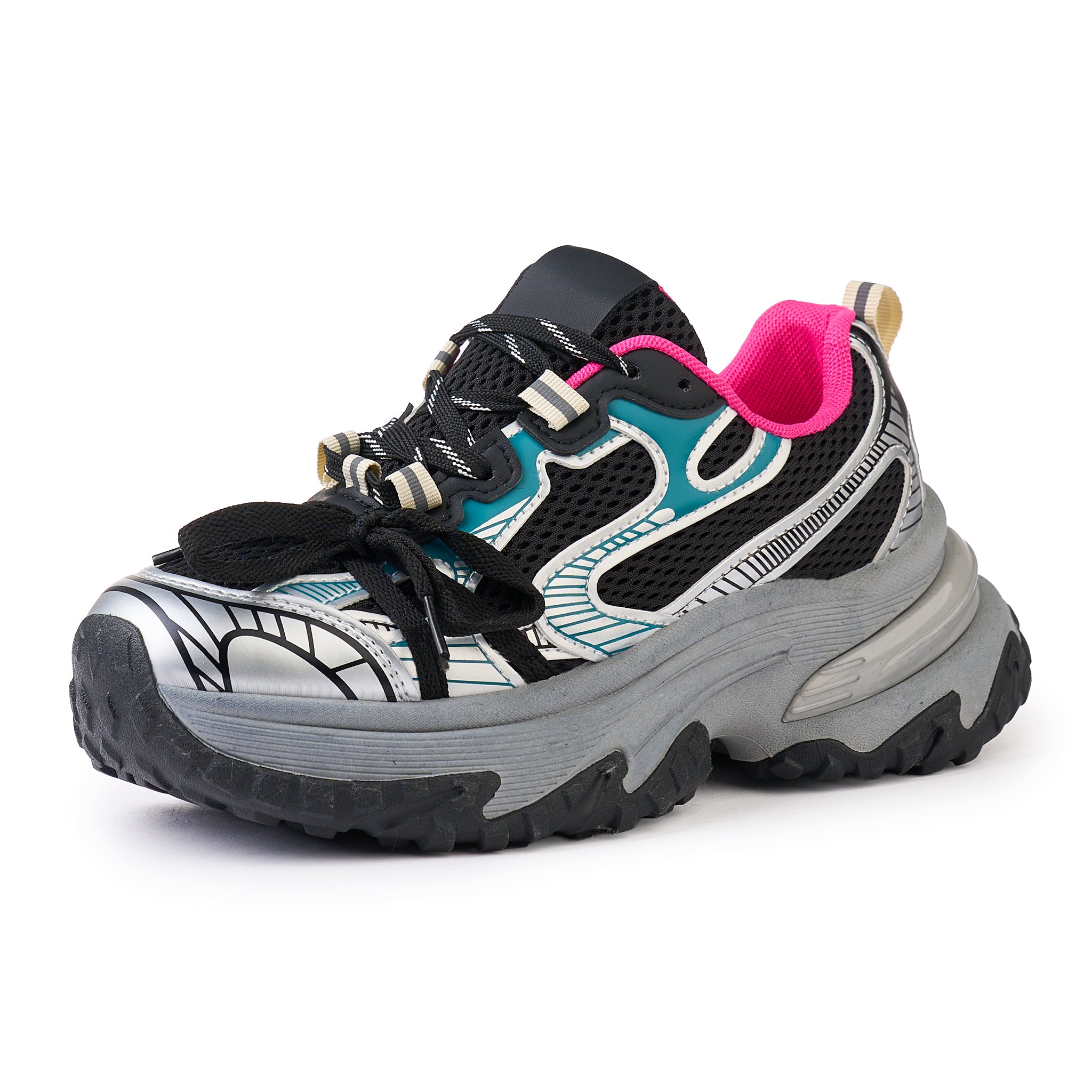 Sneakers dama (cod h28 grey multi)