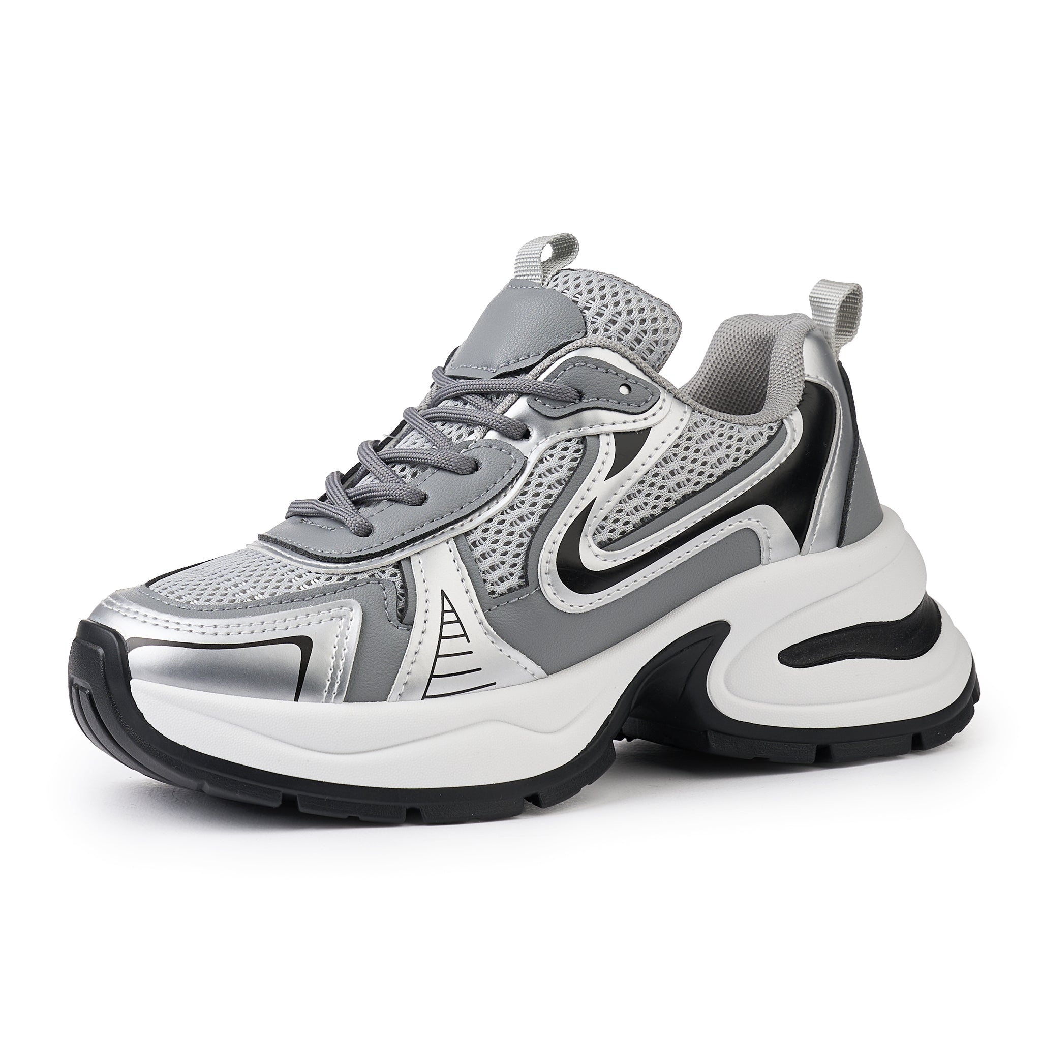 Sneakers dama mk059 silver