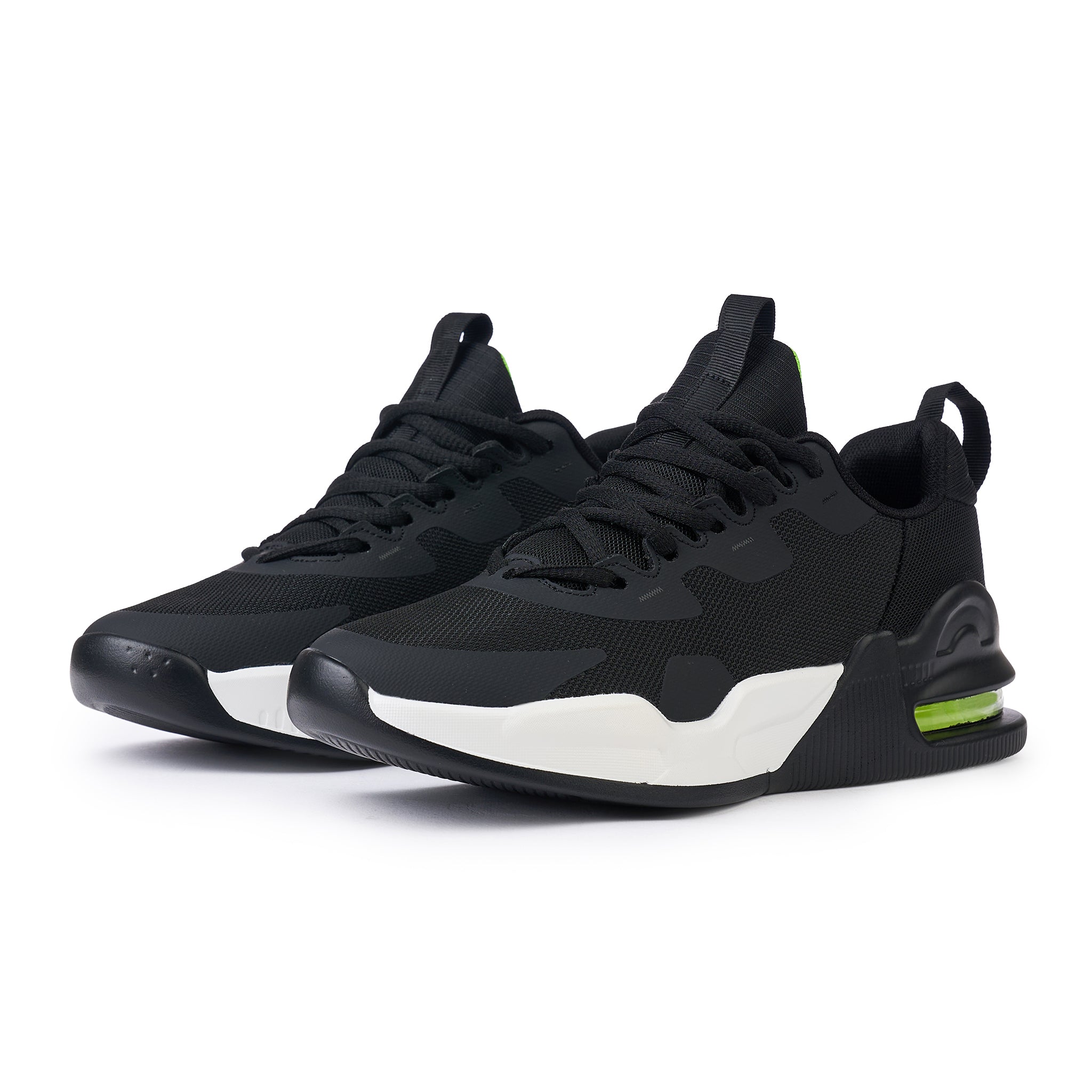 Sneakers barbati (cod l82 black/green)