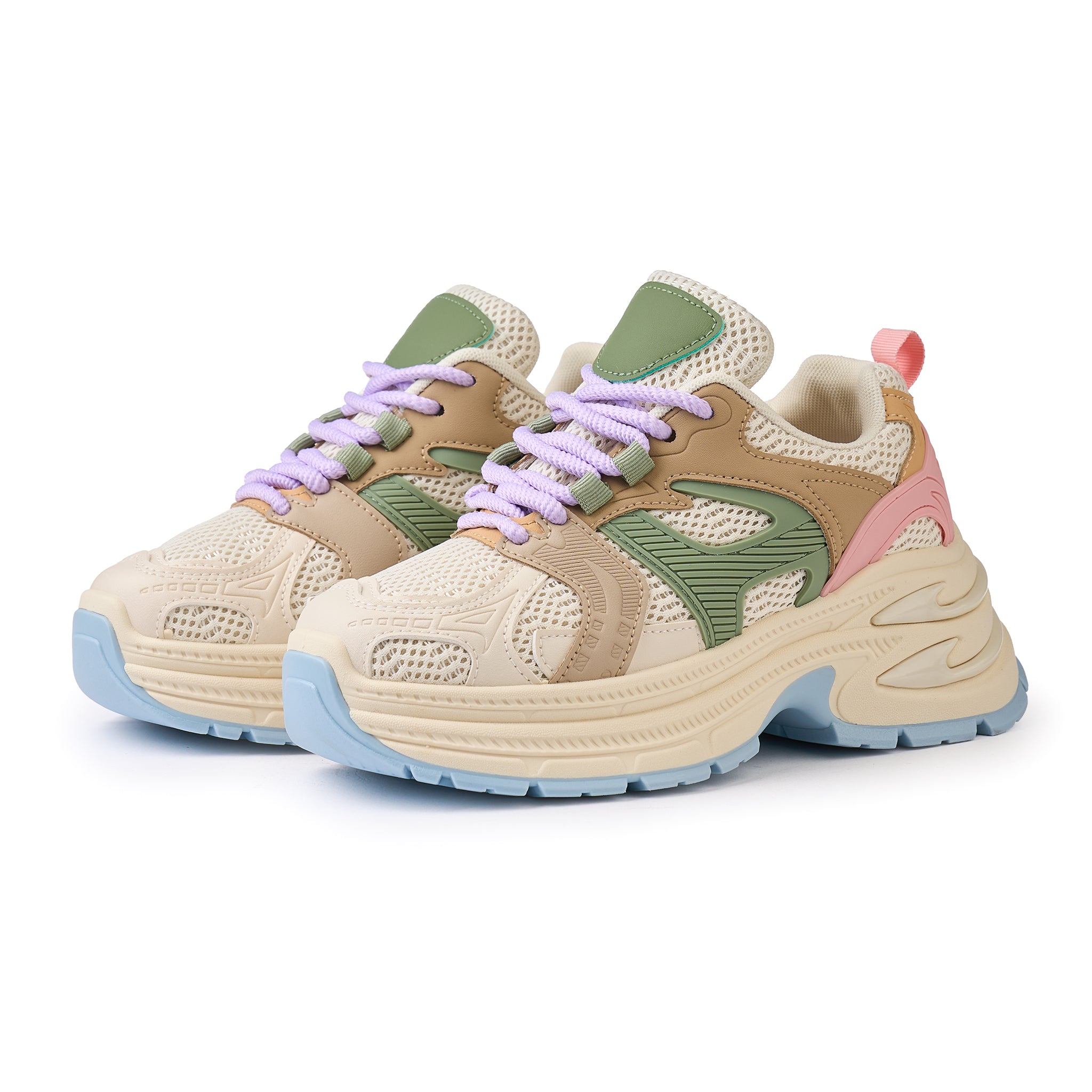 Sneakers dama abc526 beige