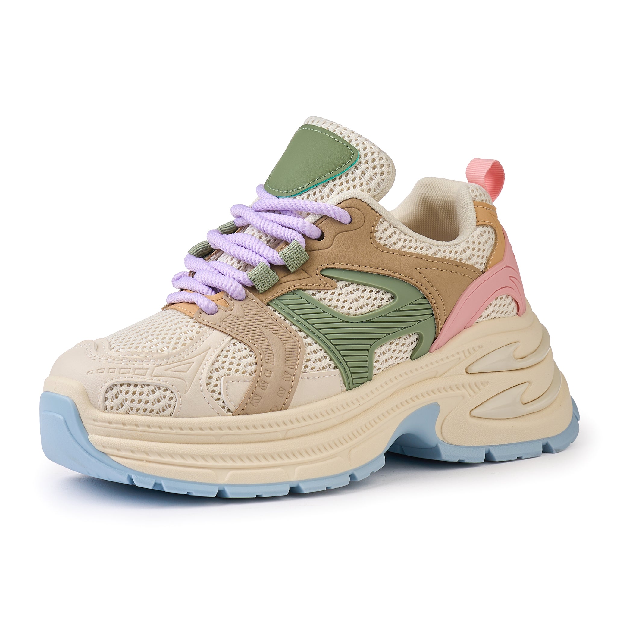 Sneakers dama (cod abc526 beige)