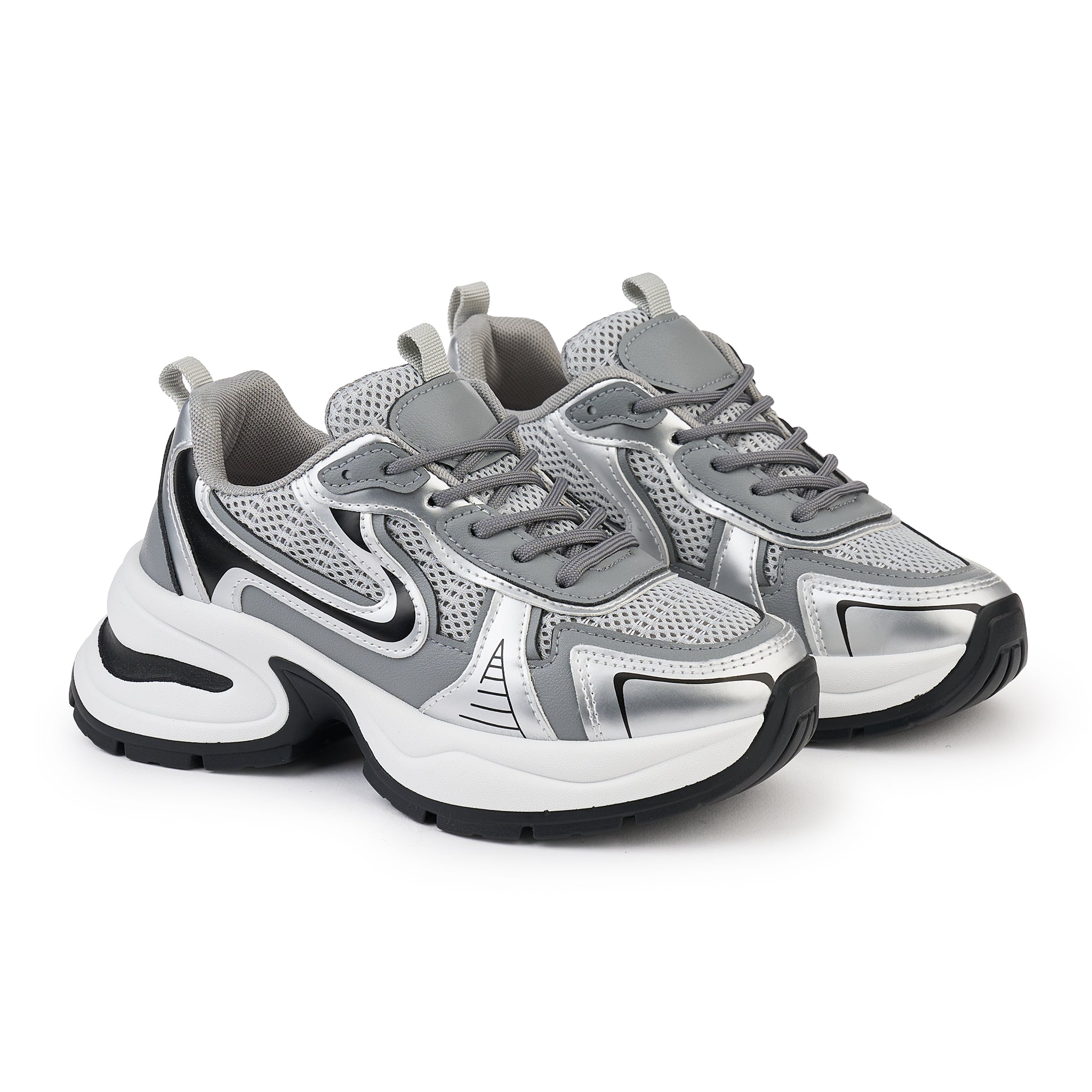 Sneakers dama mk059 silver