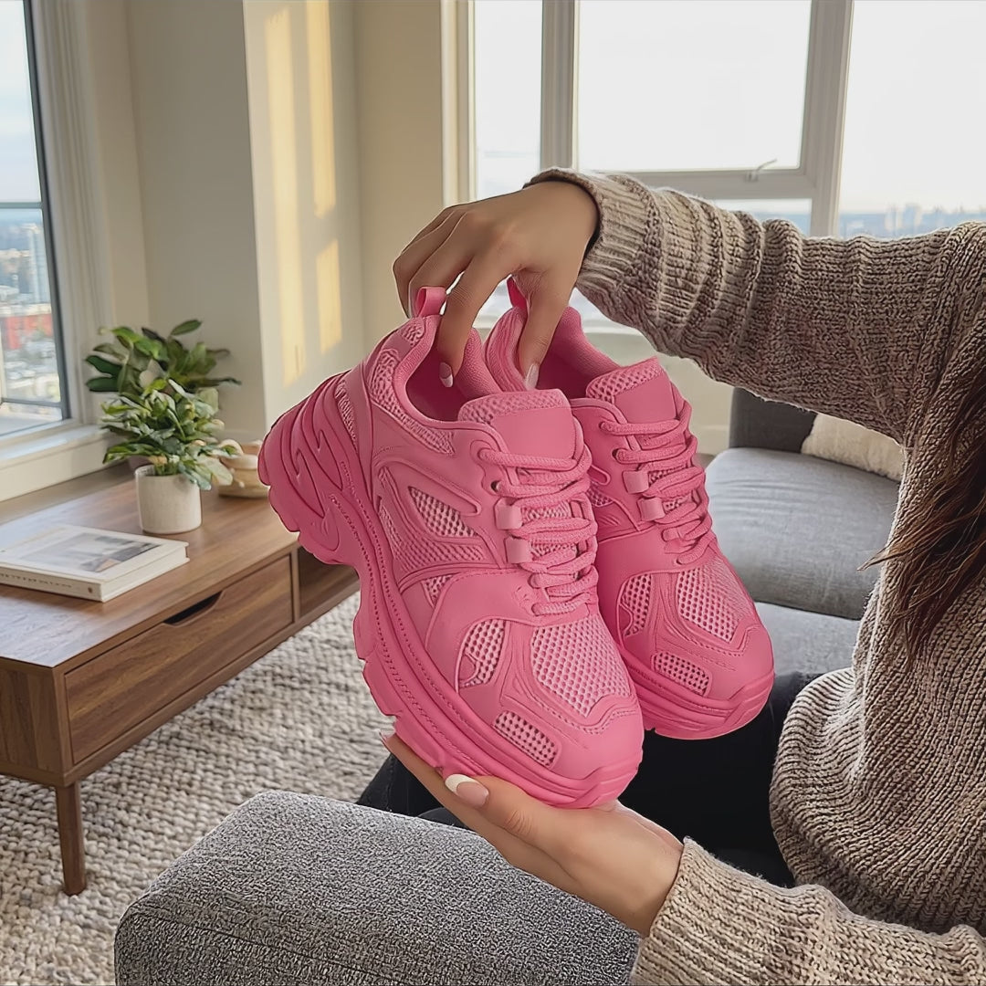 Sneakers dama abc526 fuchsia